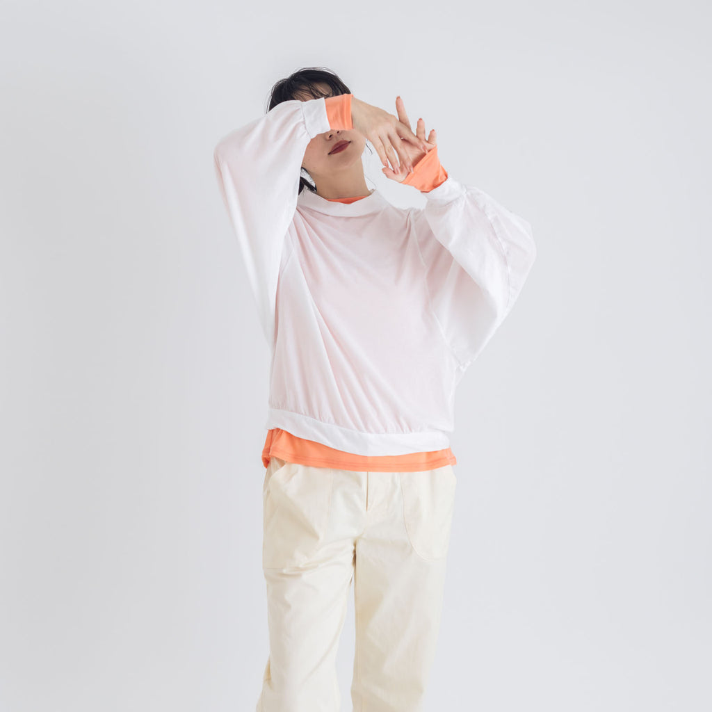 【SALE】 HAU ハイネックトップス "dolman"