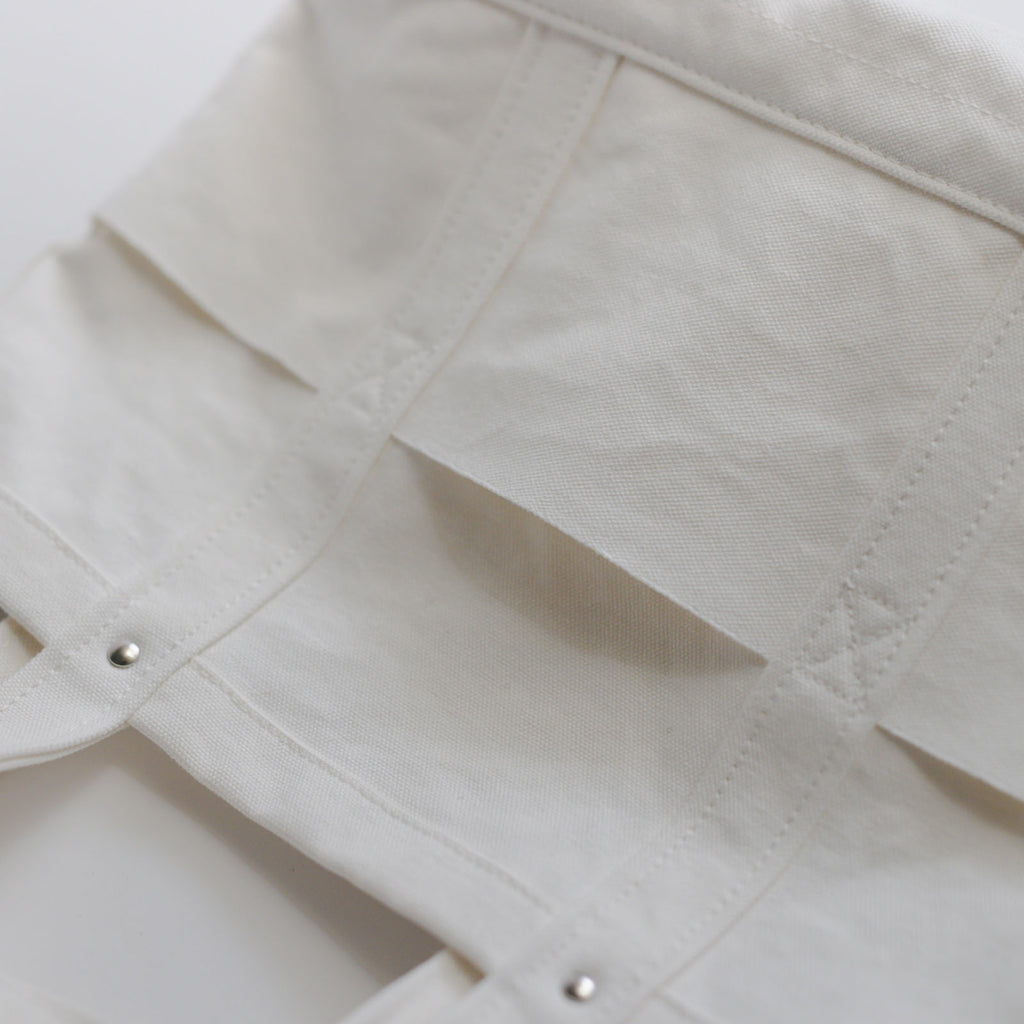 YAECA CANVAS DESIGN ツールバッグ ホワイト