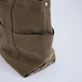 YAECA CANVAS DESIGN ツールバッグ 草木オリーブ