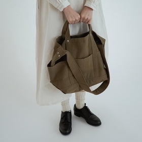 YAECA CANVAS DESIGN ツールバッグ ホワイト