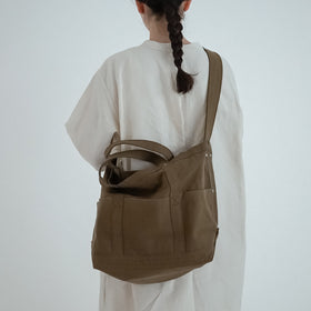 YAECA CANVAS DESIGN ツールバッグ 草木オリーブ