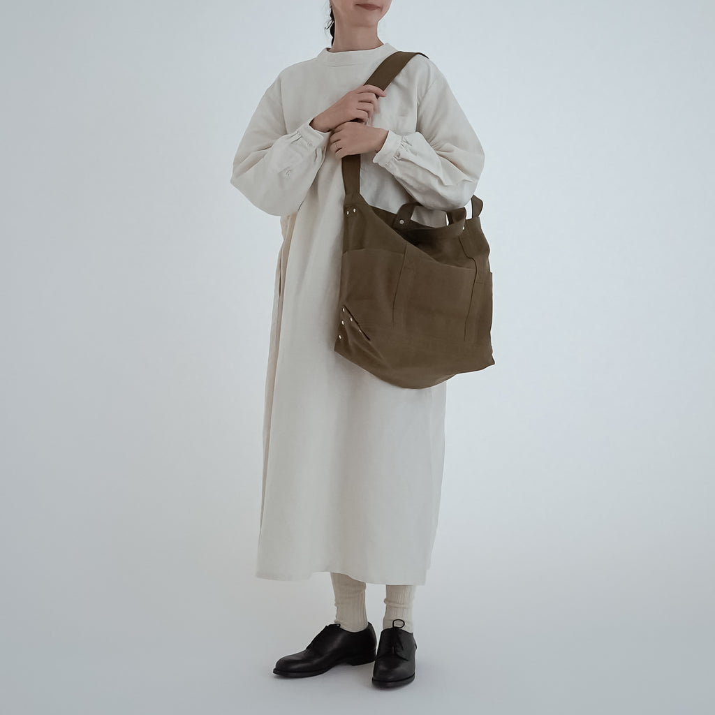 YAECA CANVAS DESIGN ツールバッグ 草木オリーブ