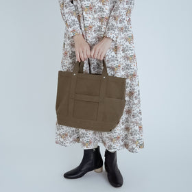 YAECA CANVAS DESIGN ツールバッグ 草木ブラック