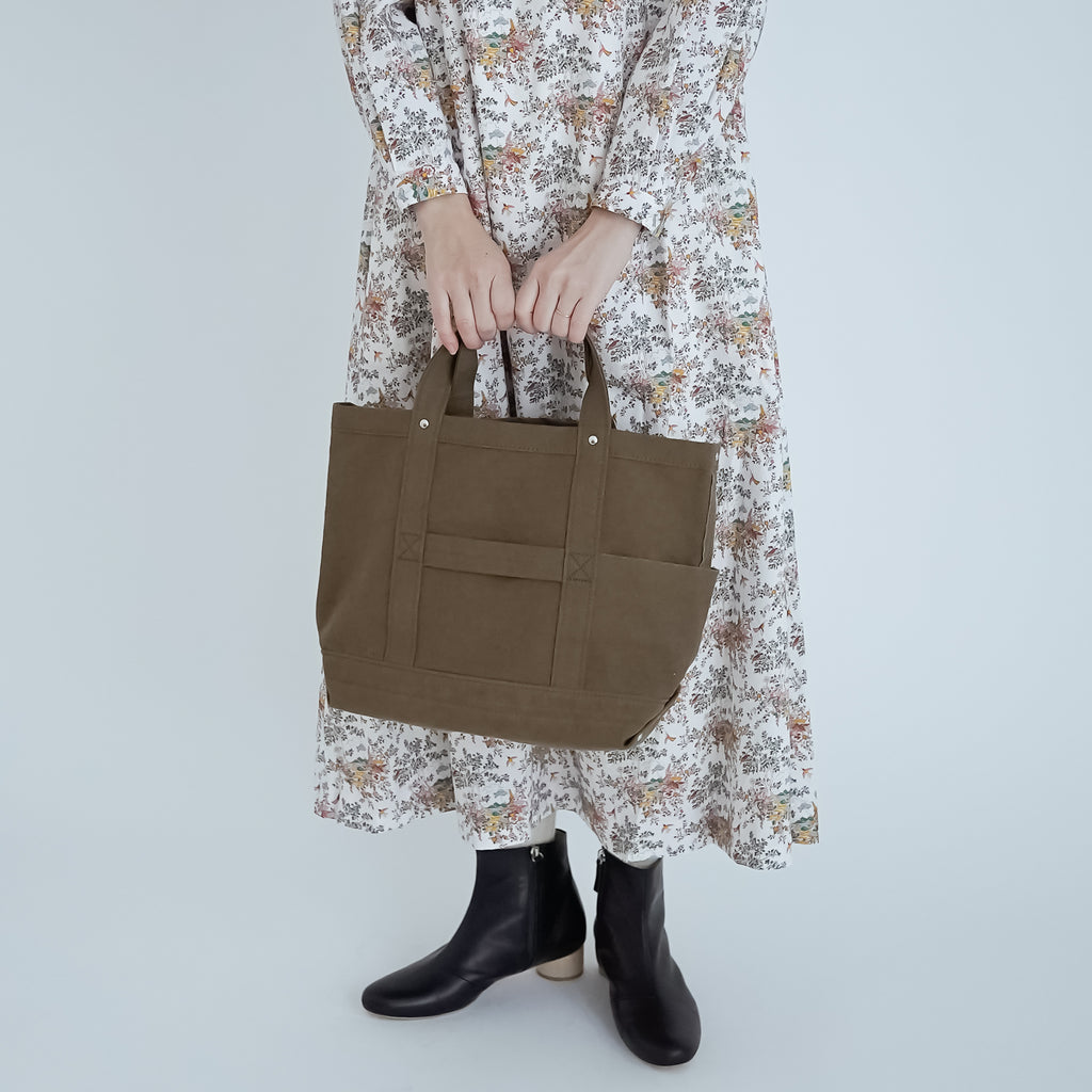 YAECA CANVAS DESIGN ツールバッグ 草木オリーブ