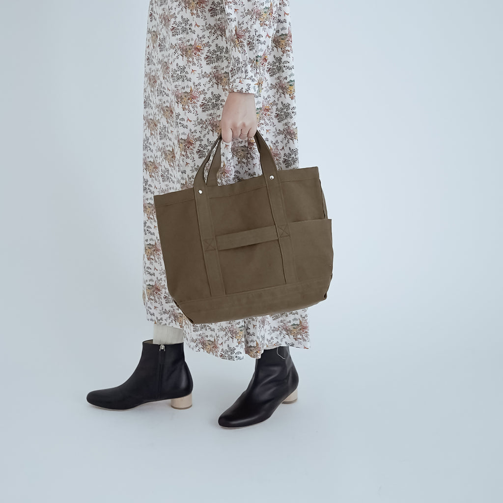 YAECA CANVAS DESIGN ツールバッグ 草木オリーブ