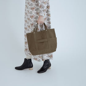 YAECA CANVAS DESIGN ツールバッグ 草木ブラック