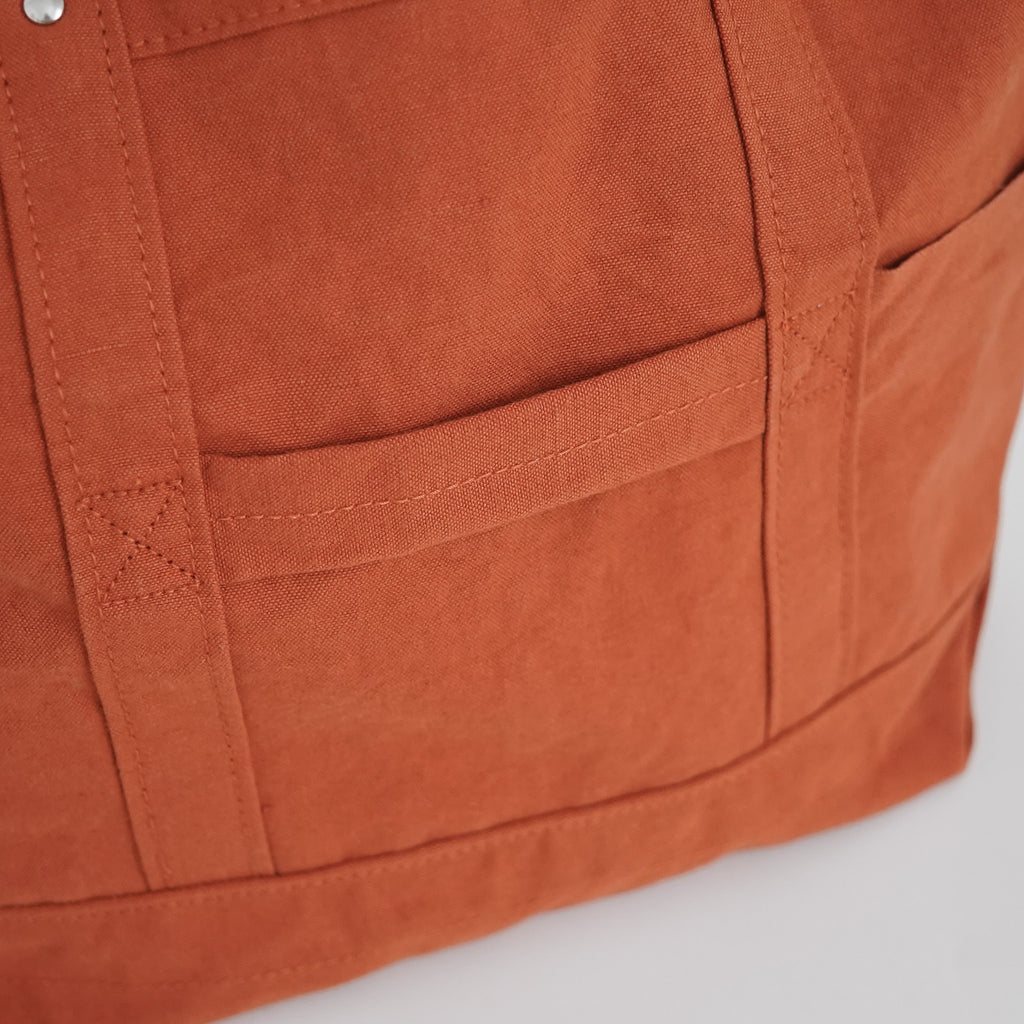 YAECA CANVAS DESIGN ツールバッグ 草木オレンジ