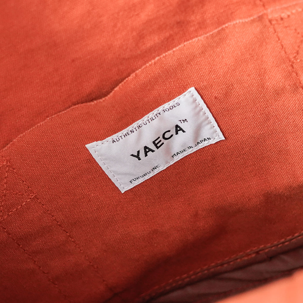 YAECA CANVAS DESIGN ツールバッグ 草木オレンジ