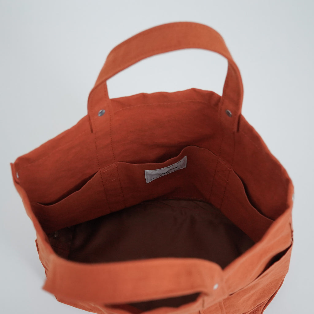 YAECA CANVAS DESIGN ツールバッグ 草木オレンジ