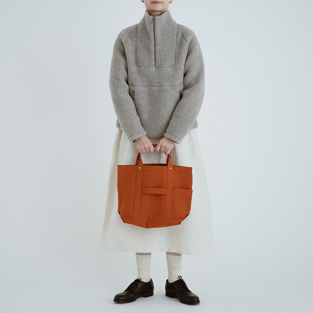 YAECA CANVAS DESIGN ツールバッグ 草木オレンジ