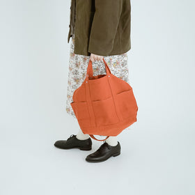 YAECA CANVAS DESIGN ツールバッグ 草木オレンジ