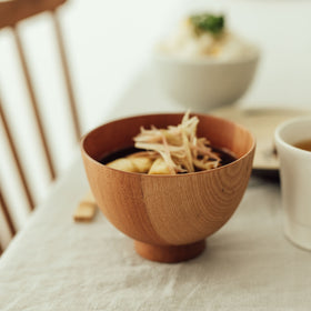くらすことの生活道具 木の汁椀