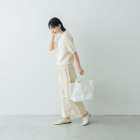 YAECA CANVAS DESIGN ツールバッグ ホワイト