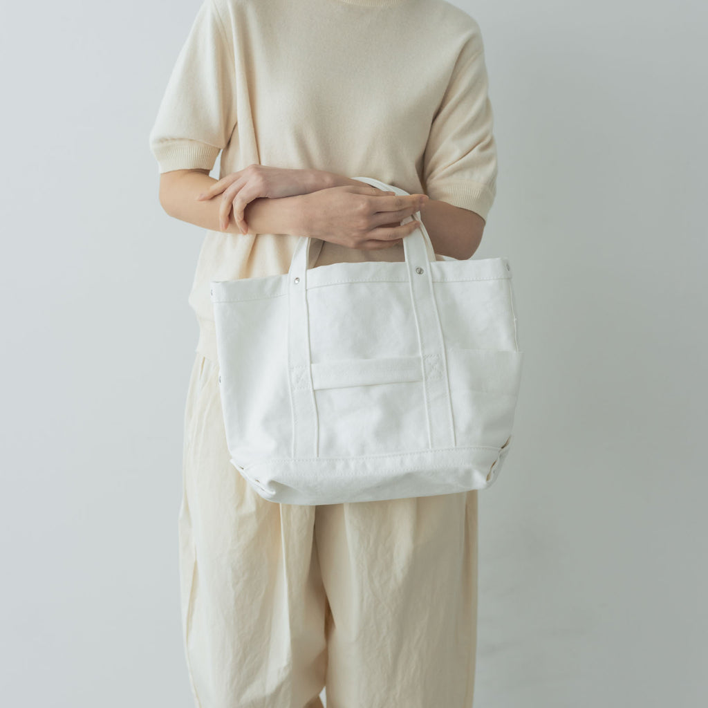 YAECA CANVAS DESIGN ツールバッグ ホワイト