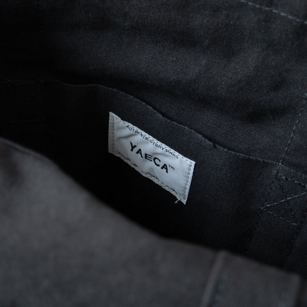 YAECA CANVAS DESIGN ツールバッグ 草木ブラック