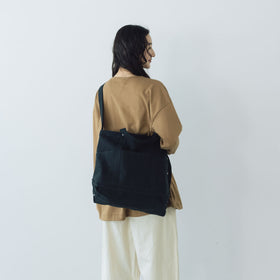 YAECA CANVAS DESIGN ツールバッグ 草木ブラック