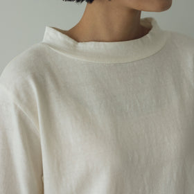 HAU トップス "gauze" 3/4スリーブ