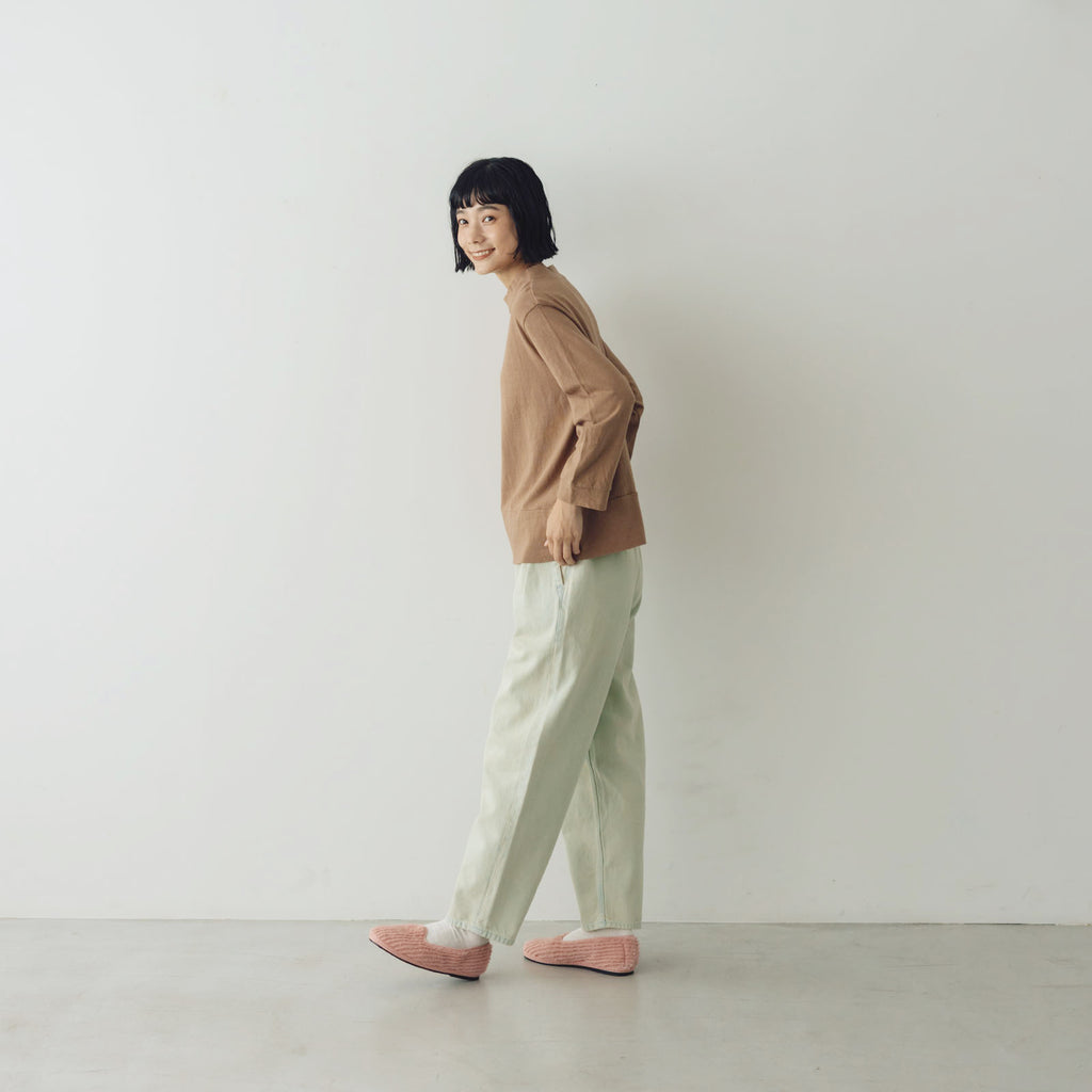 HAU トップス "gauze" 3/4スリーブ