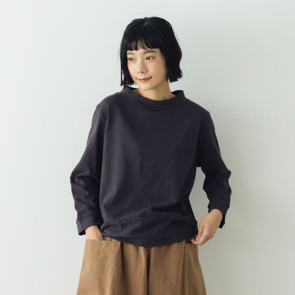 HAU トップス "gauze" 3/4スリーブ