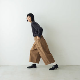 HAU トップス "gauze" 3/4スリーブ