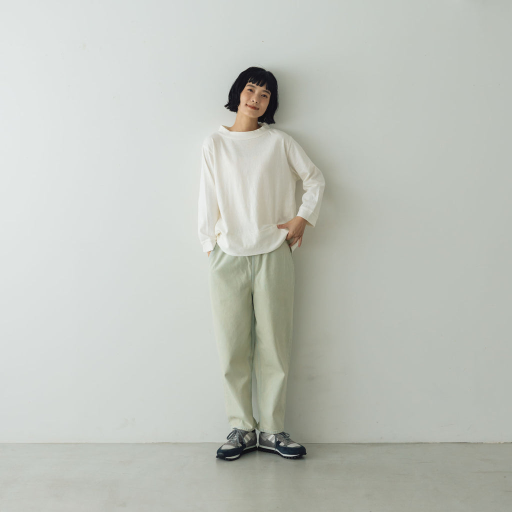 HAU トップス "gauze" 3/4スリーブ