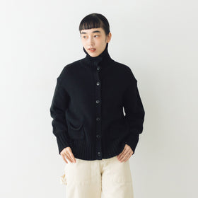 HAU ニットカーディガン "shepherd"