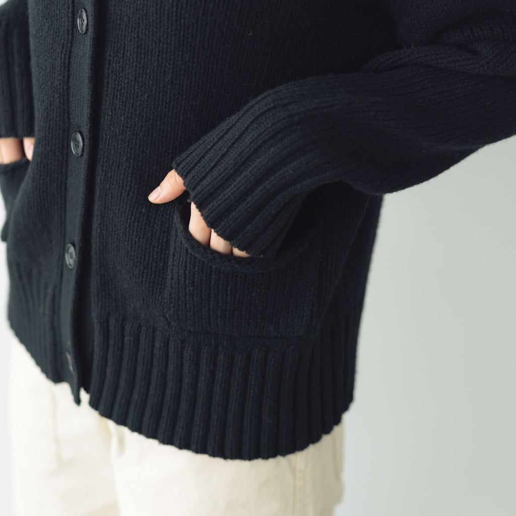 HAU ニットカーディガン "shepherd"