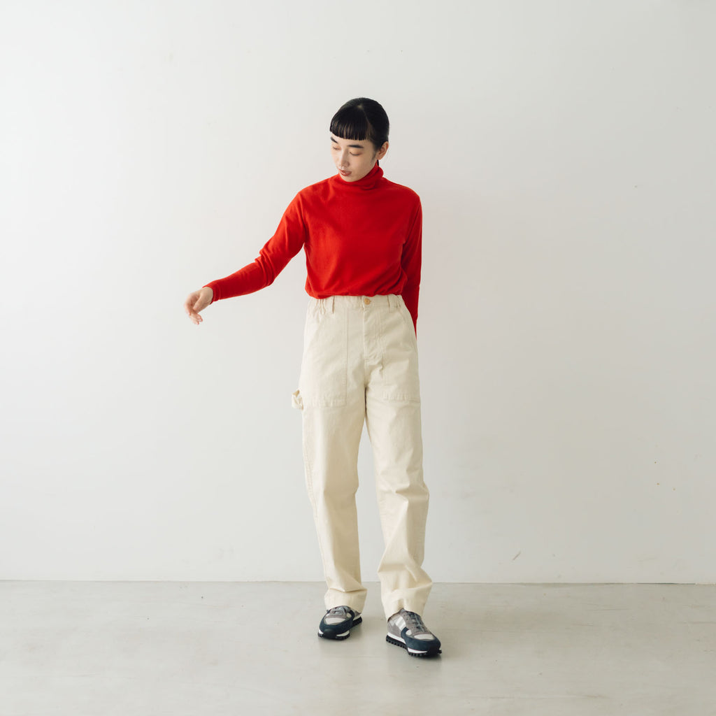 comm. arch. カシミヤシルク ハイネック プルオーバー