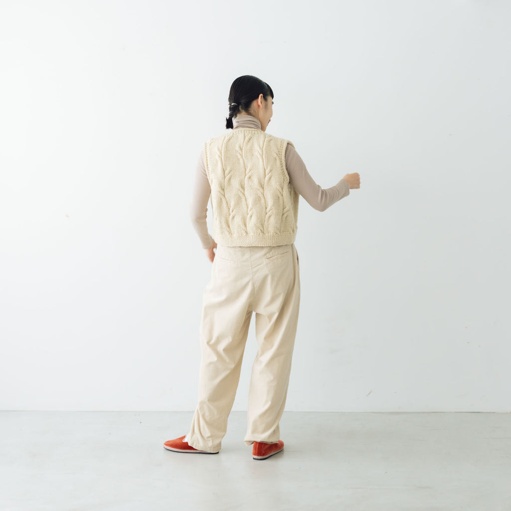 HAU パンツ "oval" ベルベット