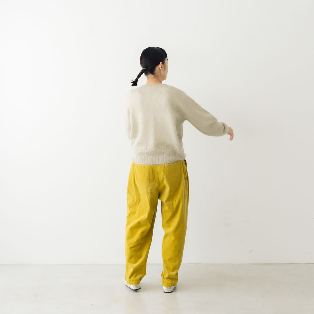 HAU パンツ "oval" ベルベット