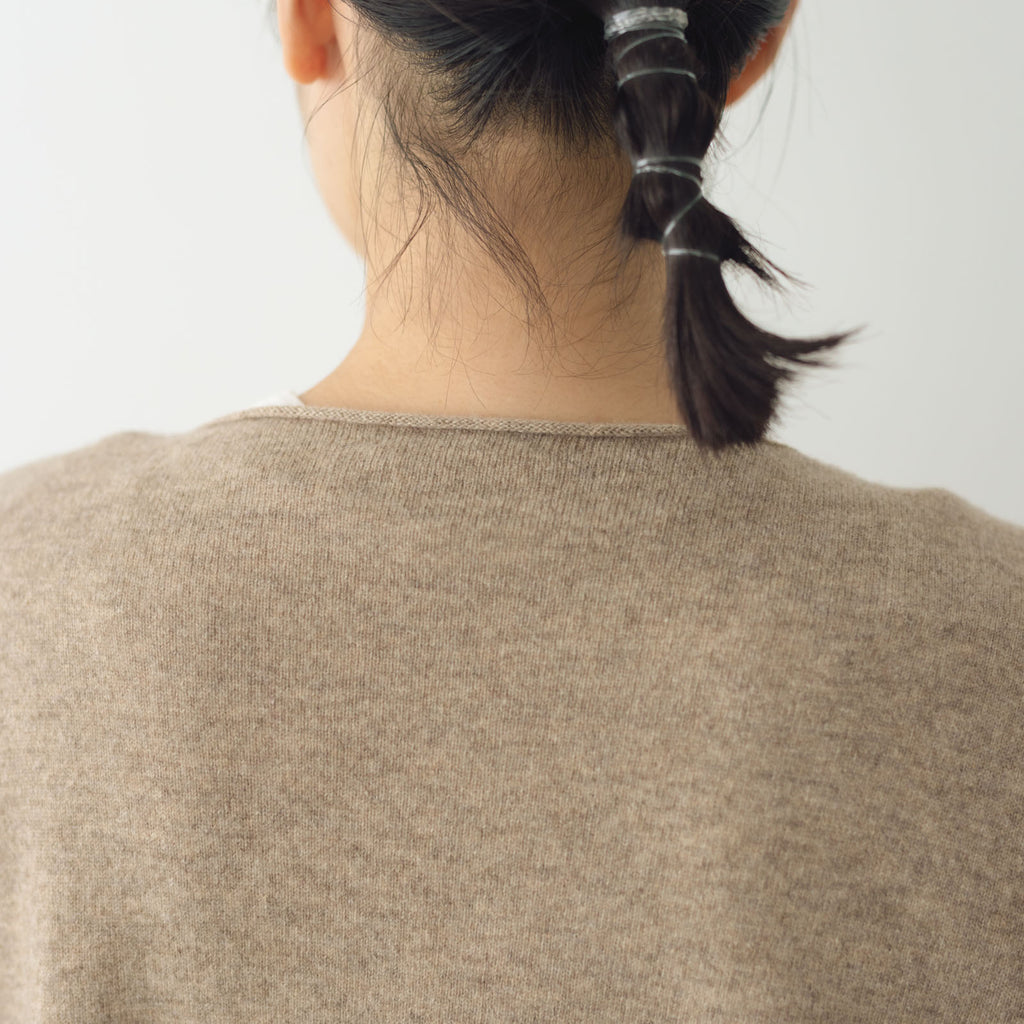 HAU カシュクールニット "lamb"