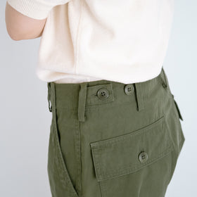 YAECA LIKE WEAR ベイカーパンツ オリーブ