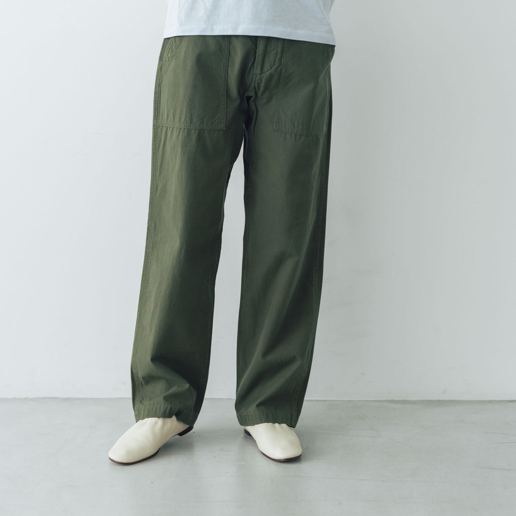YAECA LIKE WEAR ベイカーパンツ オリーブ
