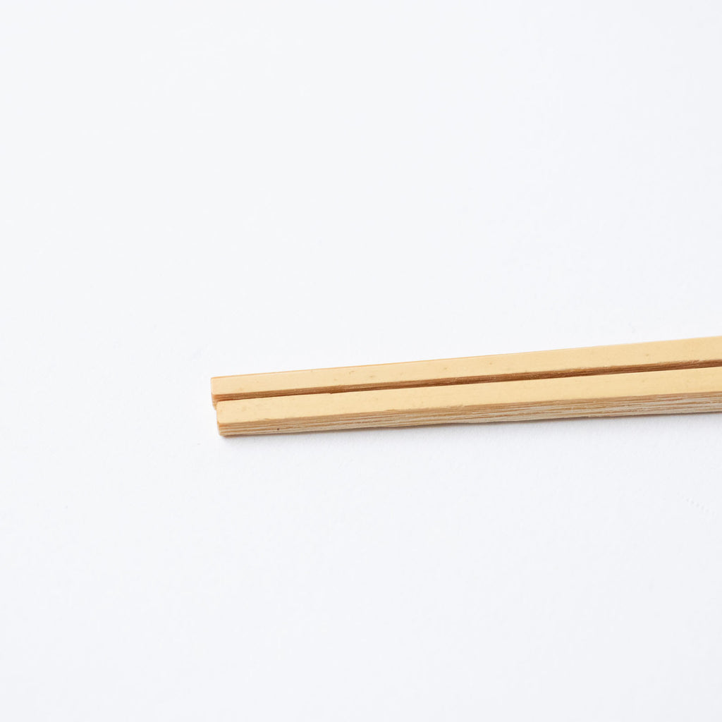 白竹皮付(天削)菜箸