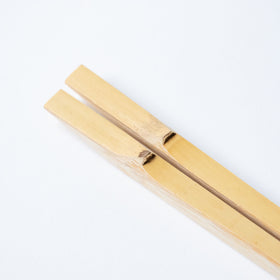 白竹皮付(天削)菜箸