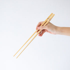 白竹皮付(天削)菜箸