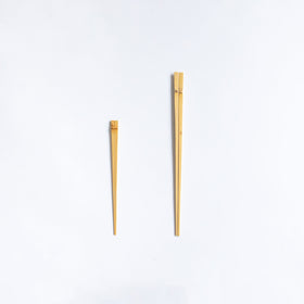 白竹皮付(天削)菜箸