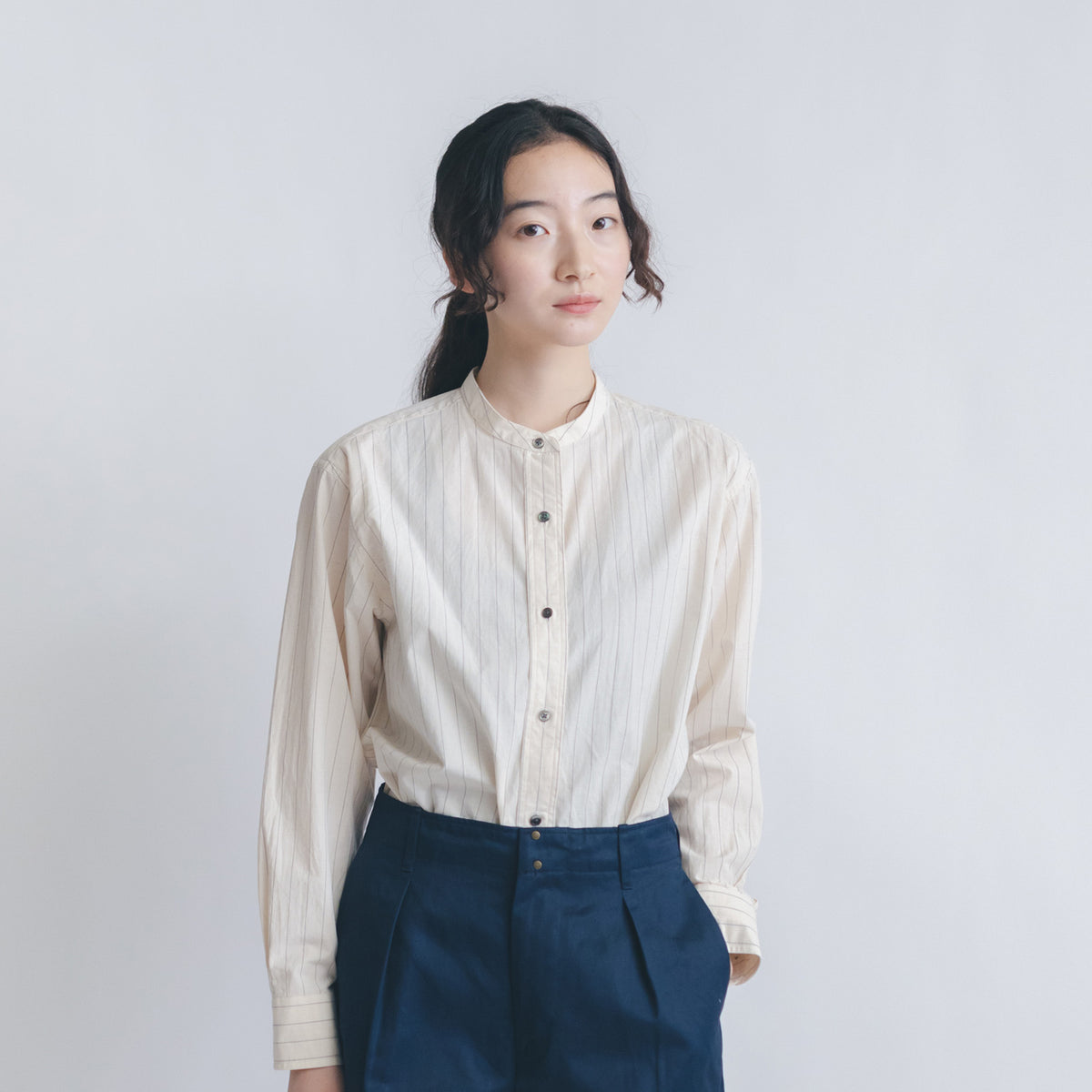 SALE】 HAND ROOM WOMENS バンドカラーシャツ｜くらすこと オンライン 