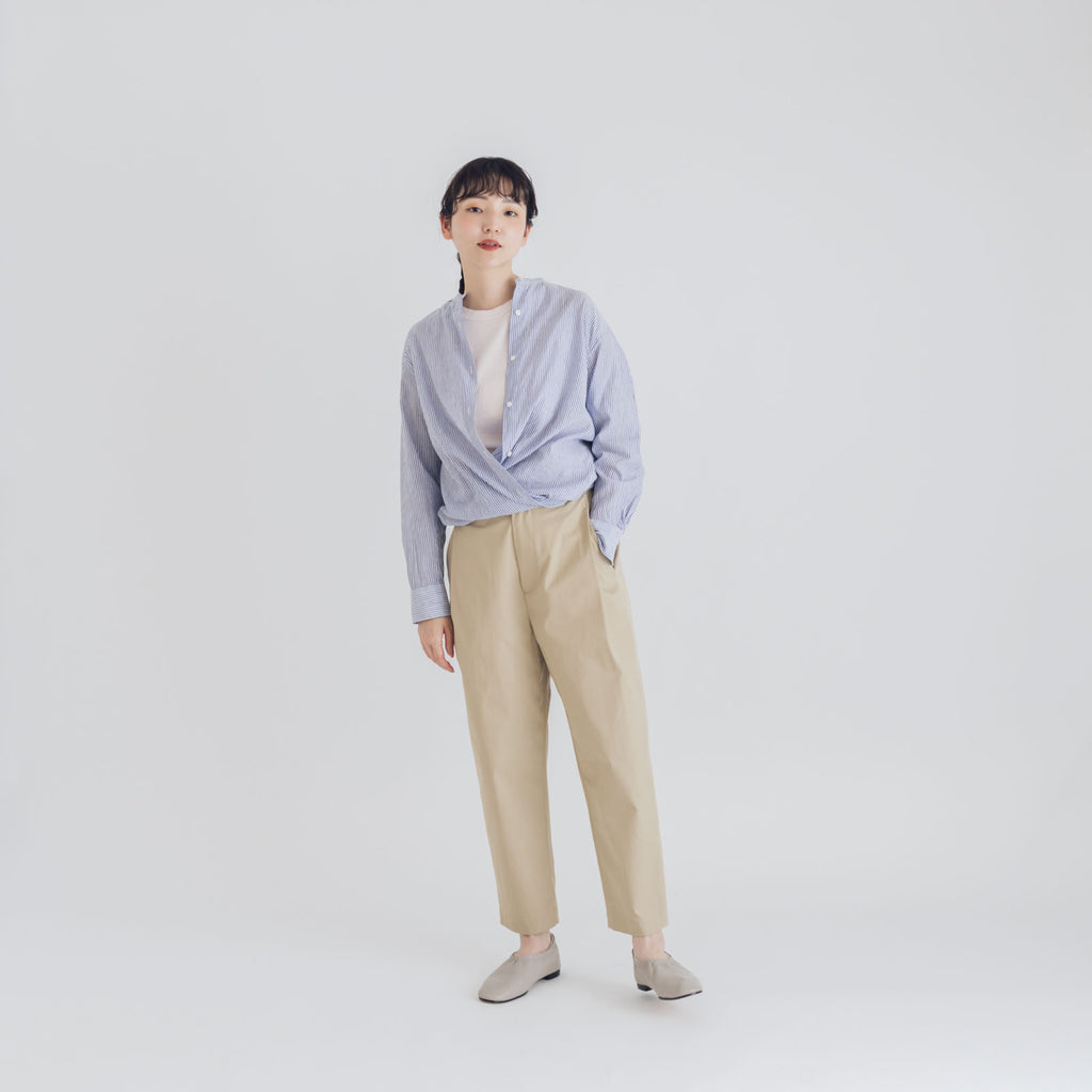 【SALE】 HAND ROOM WOMENS カシュクール2wayシャツ