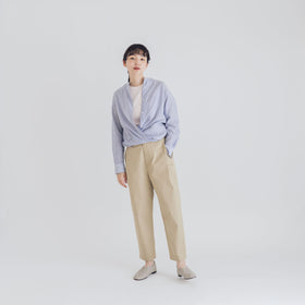 【SALE】 HAND ROOM WOMENS カシュクール2wayシャツ