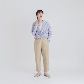 【SALE】 HAND ROOM WOMENS カシュクール2wayシャツ