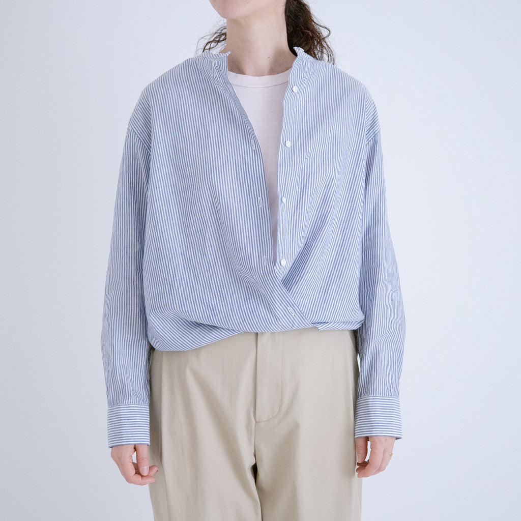 【SALE】 HAND ROOM WOMENS カシュクール2wayシャツ