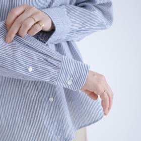 【SALE】 HAND ROOM WOMENS カシュクール2wayシャツ