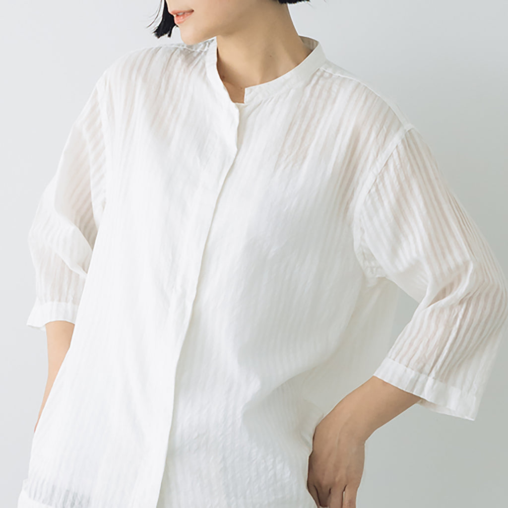 【SALE】HAND ROOM WOMENS ショートクルタシャツ