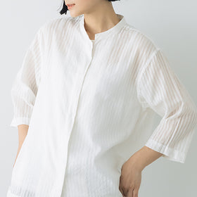 【SALE】HAND ROOM WOMENS ショートクルタシャツ