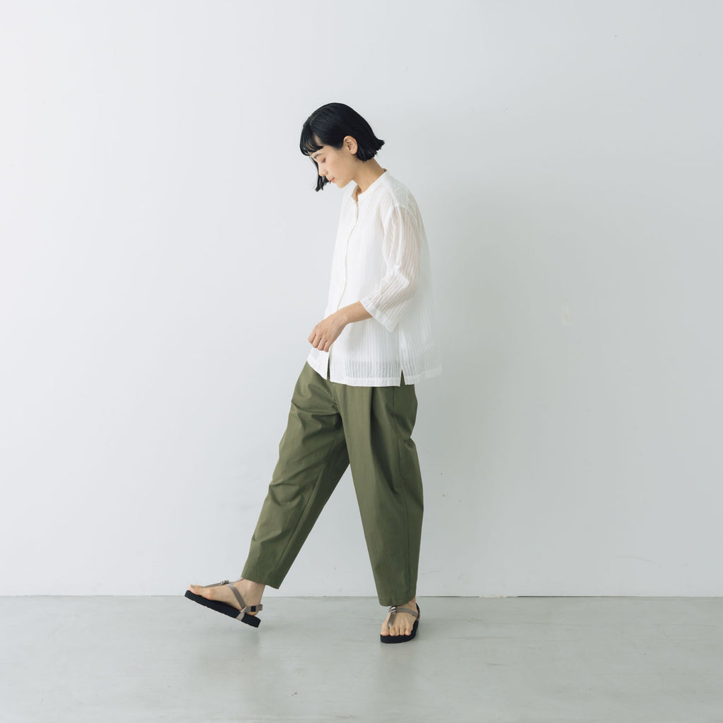 【SALE】HAND ROOM WOMENS ショートクルタシャツ