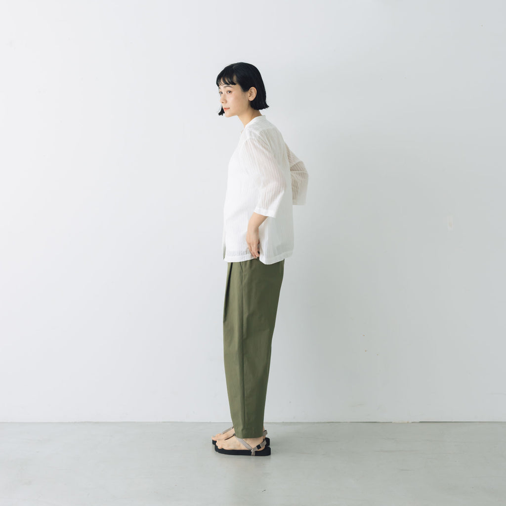 【SALE】HAND ROOM WOMENS ショートクルタシャツ