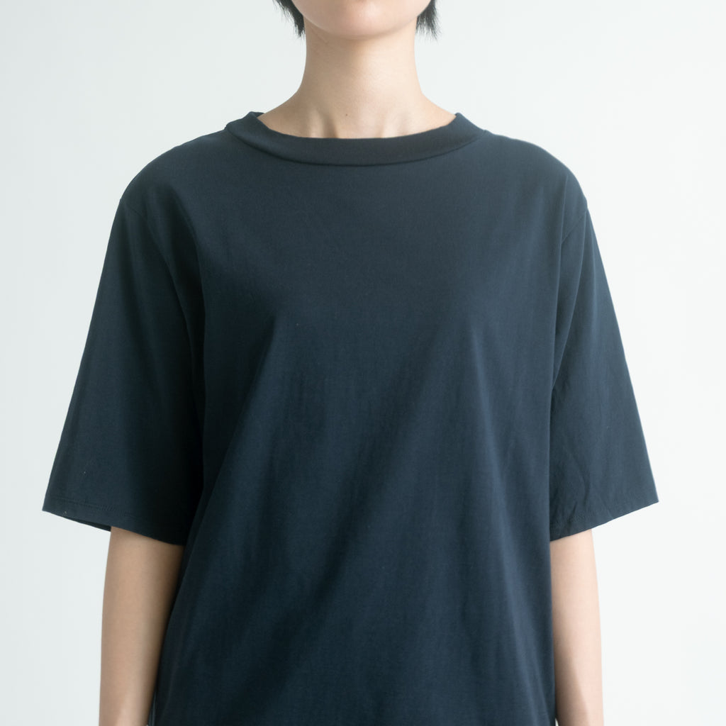 HAND ROOM WOMENS ボトルネックハーフスリーブ Tシャツ