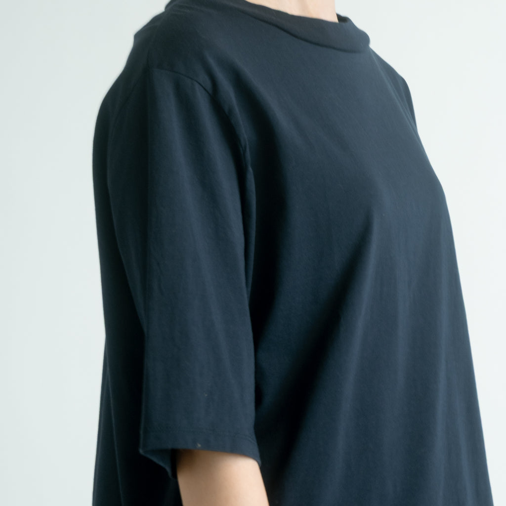 HAND ROOM WOMENS ボトルネックハーフスリーブ Tシャツ