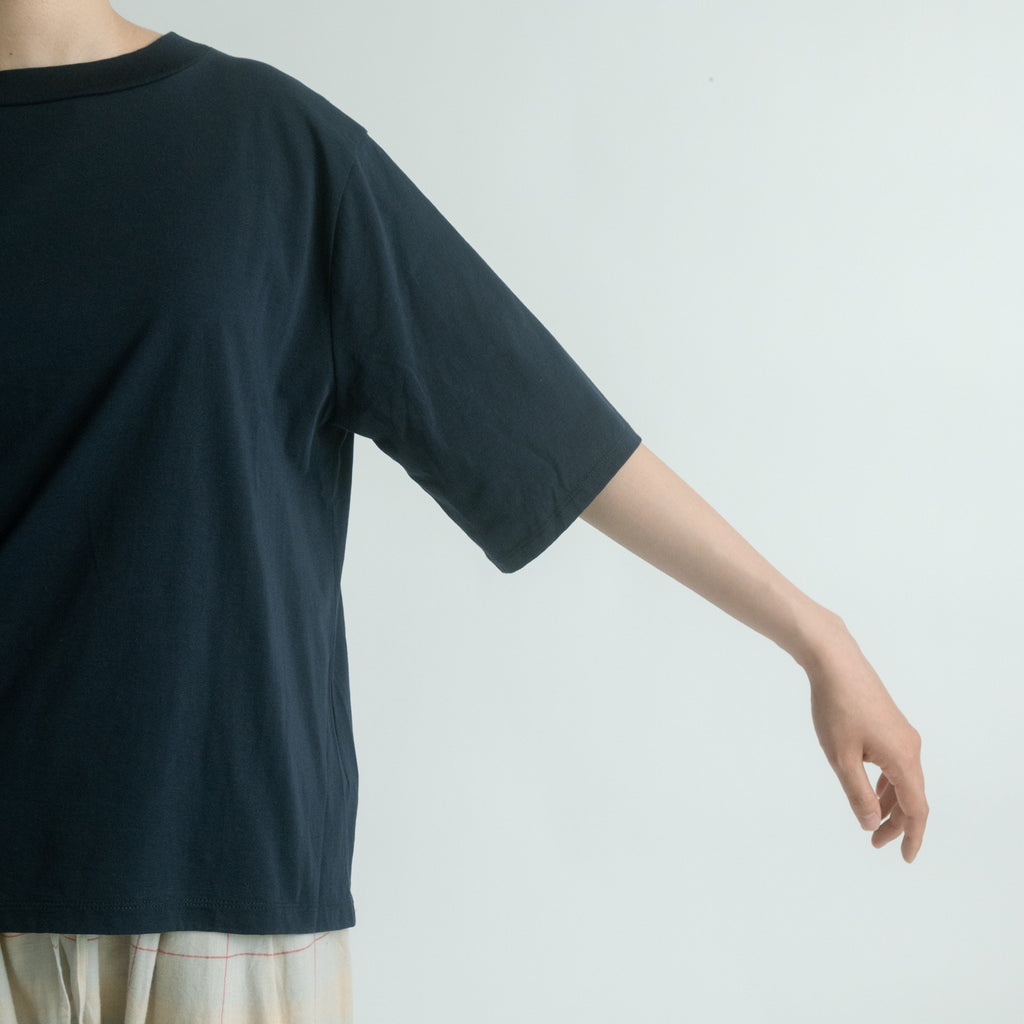 HAND ROOM WOMENS ボトルネックハーフスリーブ Tシャツ